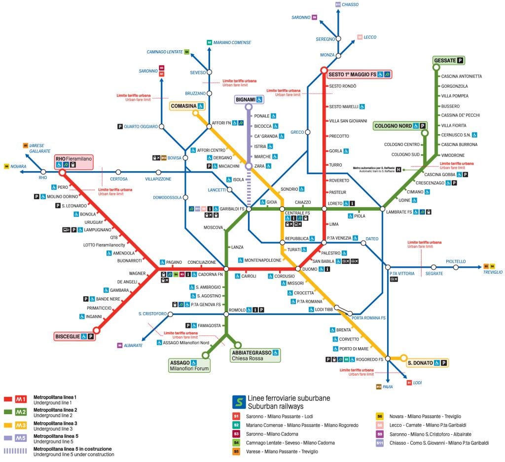 карта банкомата Милано