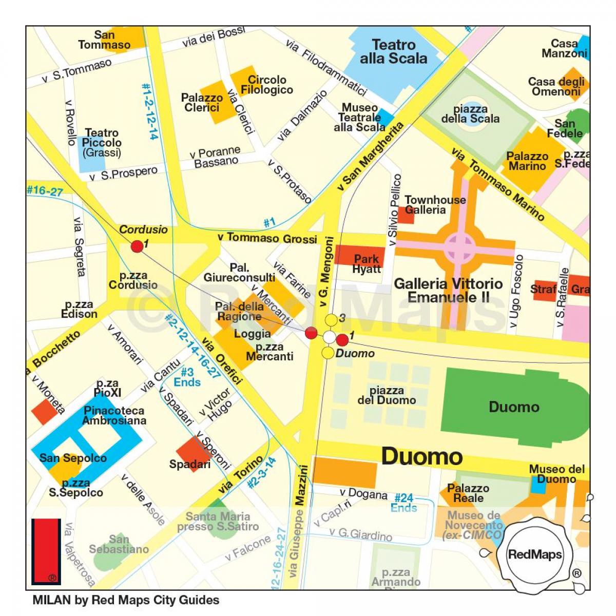 куповина Милану област на мапи