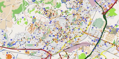 Карта Милана Бергаму
