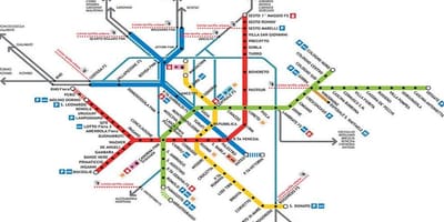 Метро Карта Милана