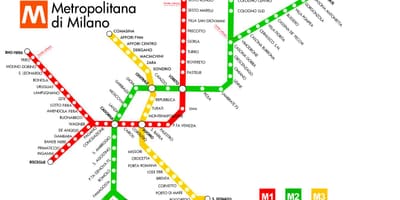 Метро Карта Милана