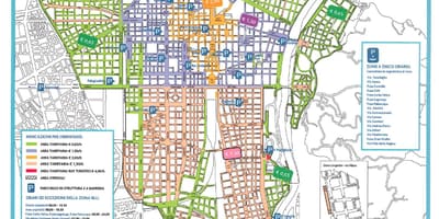 Карта Милана паркинг 