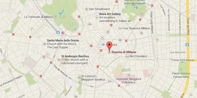 Карта Миланског сабора 