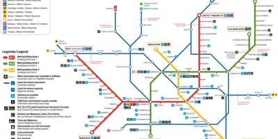 Карта lampugnano аутобуске станице Милана