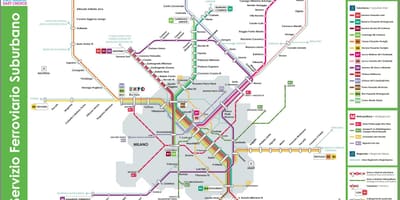 Карта trenord
