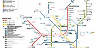 Карта Милана аутобусом 73 трасе