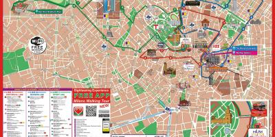 Милан-хоп-хоп-офф пут на мапи
