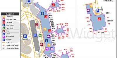 Карта Милана аеродрома и железничке станице