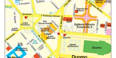 Куповина Милану област на мапи