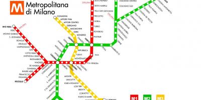 Метро Карта Милана